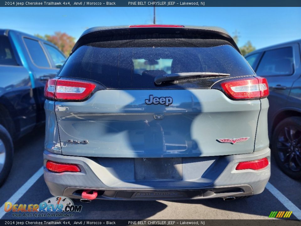 2014 Jeep Cherokee Trailhawk 4x4 Anvil / Morocco - Black Photo #6