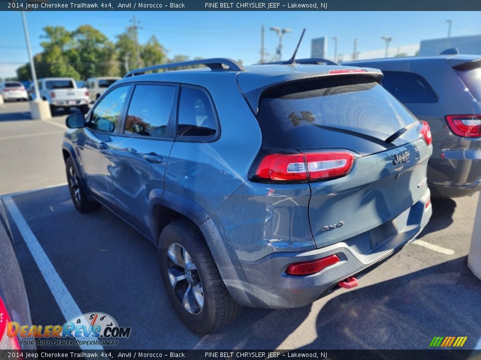 2014 Jeep Cherokee Trailhawk 4x4 Anvil / Morocco - Black Photo #7