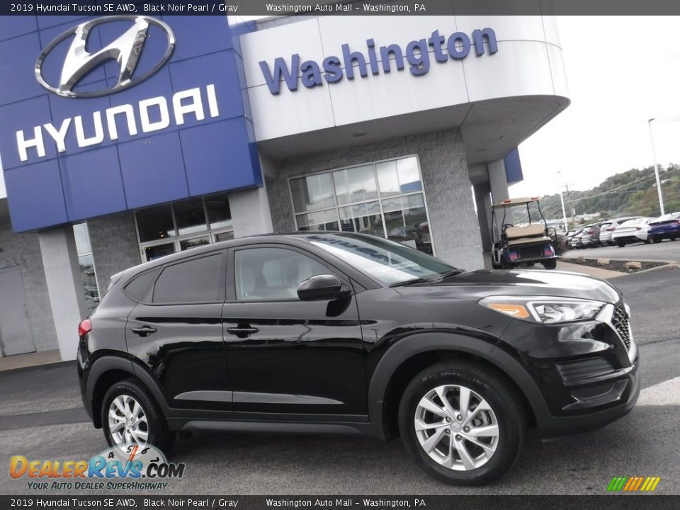2019 Hyundai Tucson SE AWD Black Noir Pearl / Gray Photo #2