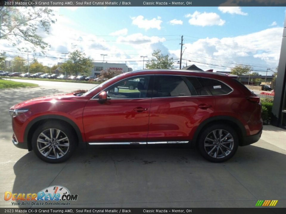2023 Mazda CX-9 Grand Touring AWD Soul Red Crystal Metallic / Black Photo #6