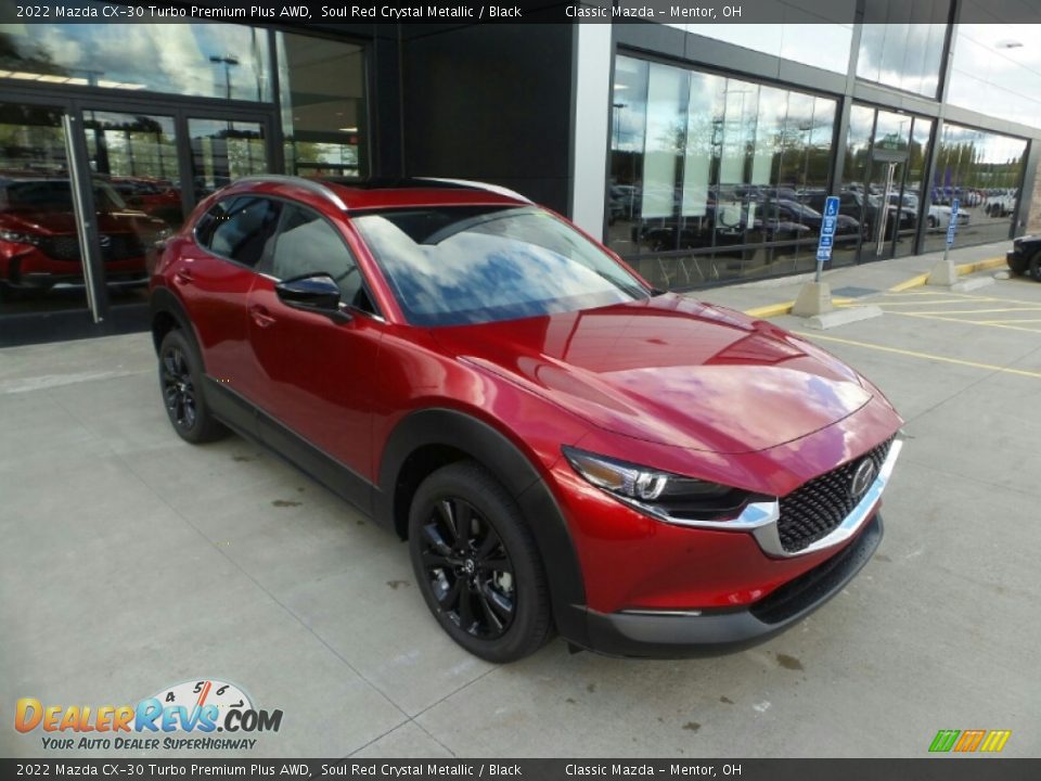 2022 Mazda CX-30 Turbo Premium Plus AWD Soul Red Crystal Metallic / Black Photo #1