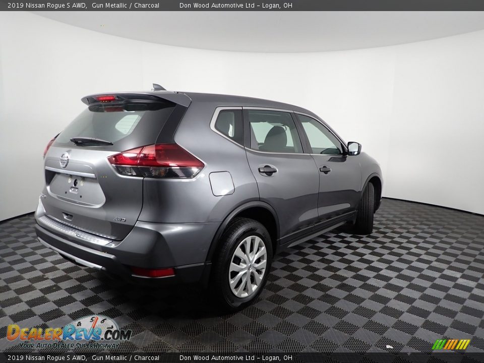 2019 Nissan Rogue S AWD Gun Metallic / Charcoal Photo #10