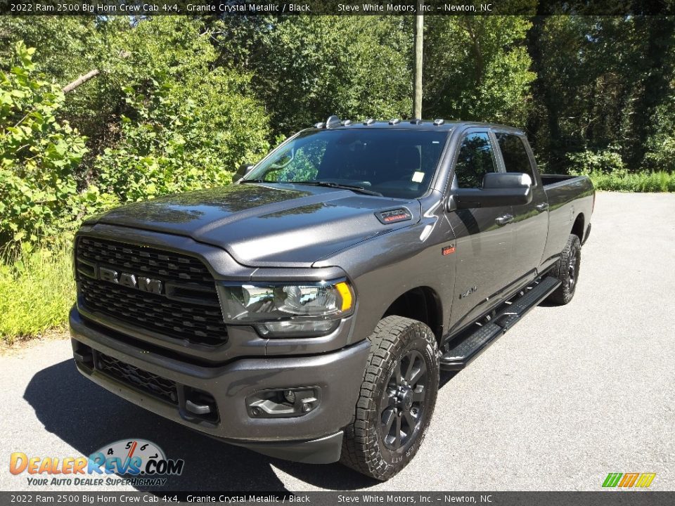 2022 Ram 2500 Big Horn Crew Cab 4x4 Granite Crystal Metallic / Black Photo #2