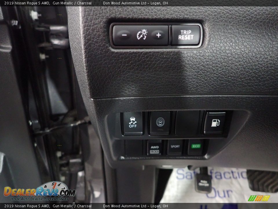 2019 Nissan Rogue S AWD Gun Metallic / Charcoal Photo #14