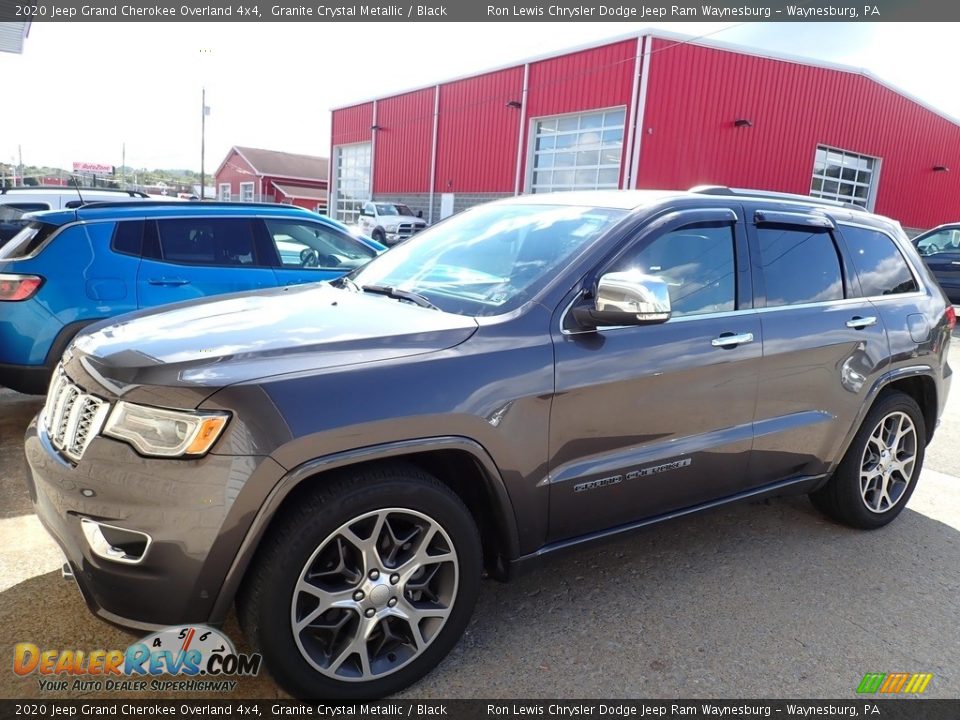 2020 Jeep Grand Cherokee Overland 4x4 Granite Crystal Metallic / Black Photo #1