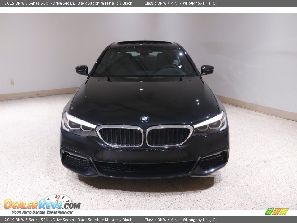 2019 BMW 5 Series 530i xDrive Sedan Black Sapphire Metallic / Black Photo #2