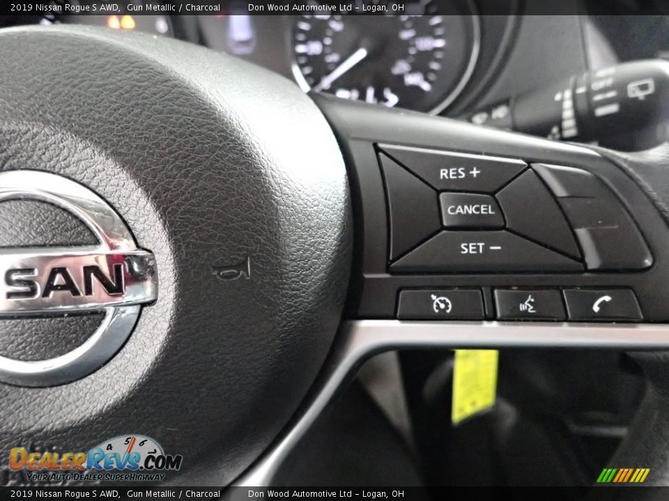 2019 Nissan Rogue S AWD Gun Metallic / Charcoal Photo #16