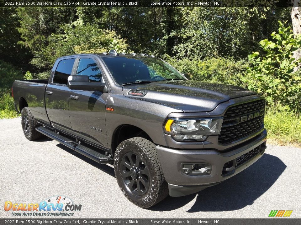 2022 Ram 2500 Big Horn Crew Cab 4x4 Granite Crystal Metallic / Black Photo #4