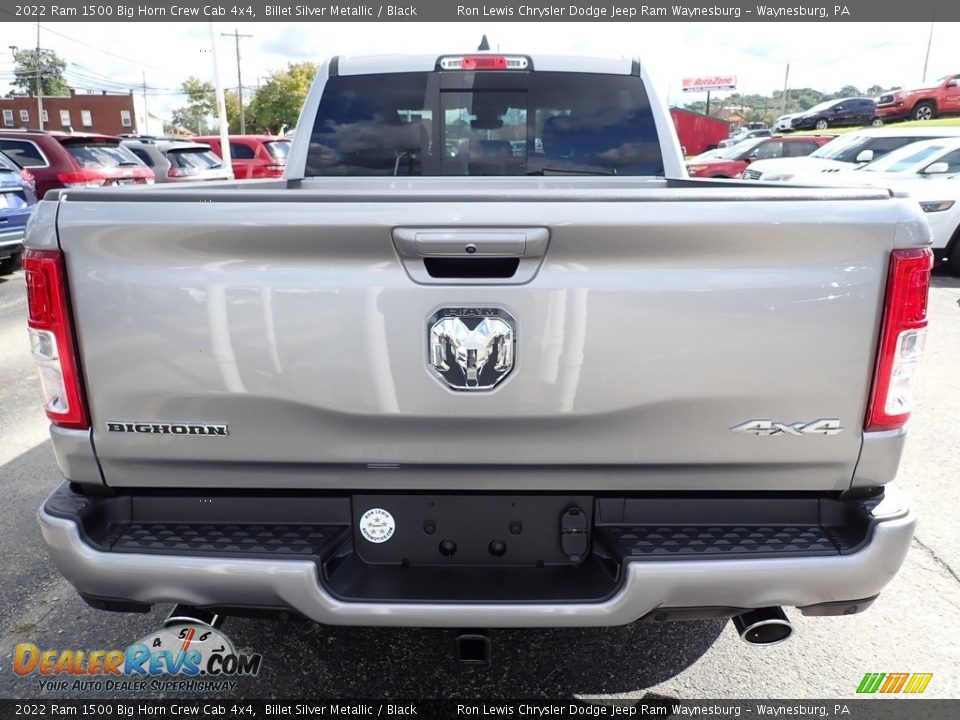 2022 Ram 1500 Big Horn Crew Cab 4x4 Billet Silver Metallic / Black Photo #4