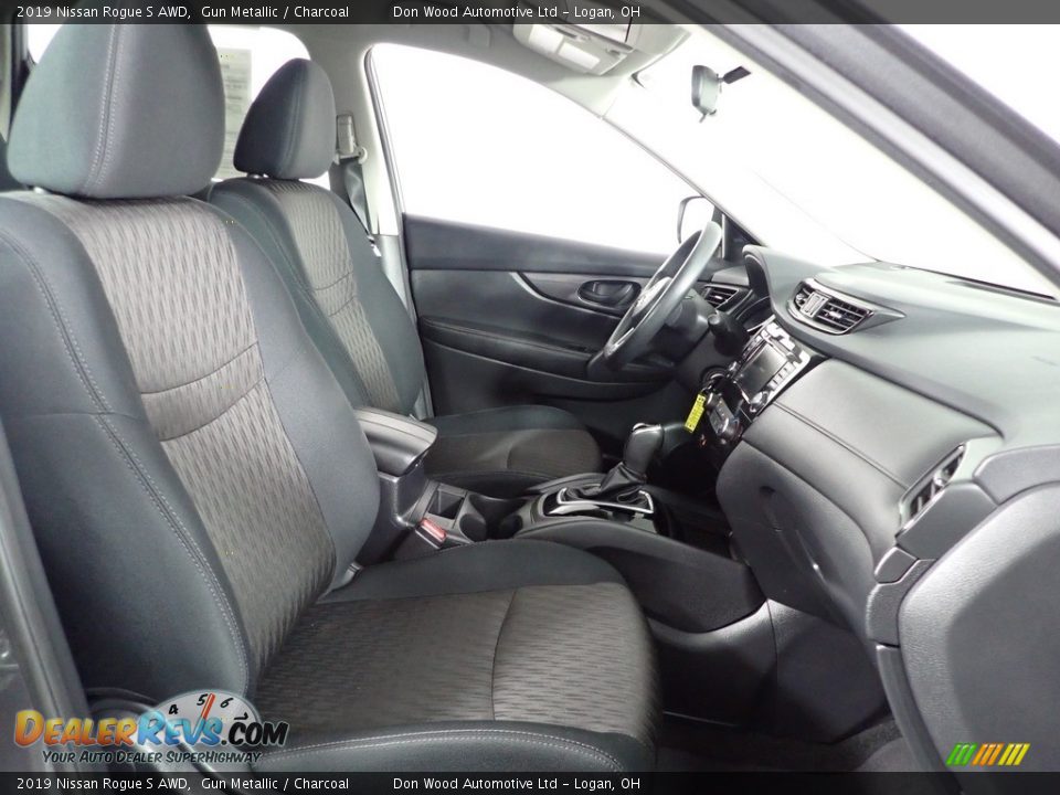 2019 Nissan Rogue S AWD Gun Metallic / Charcoal Photo #25