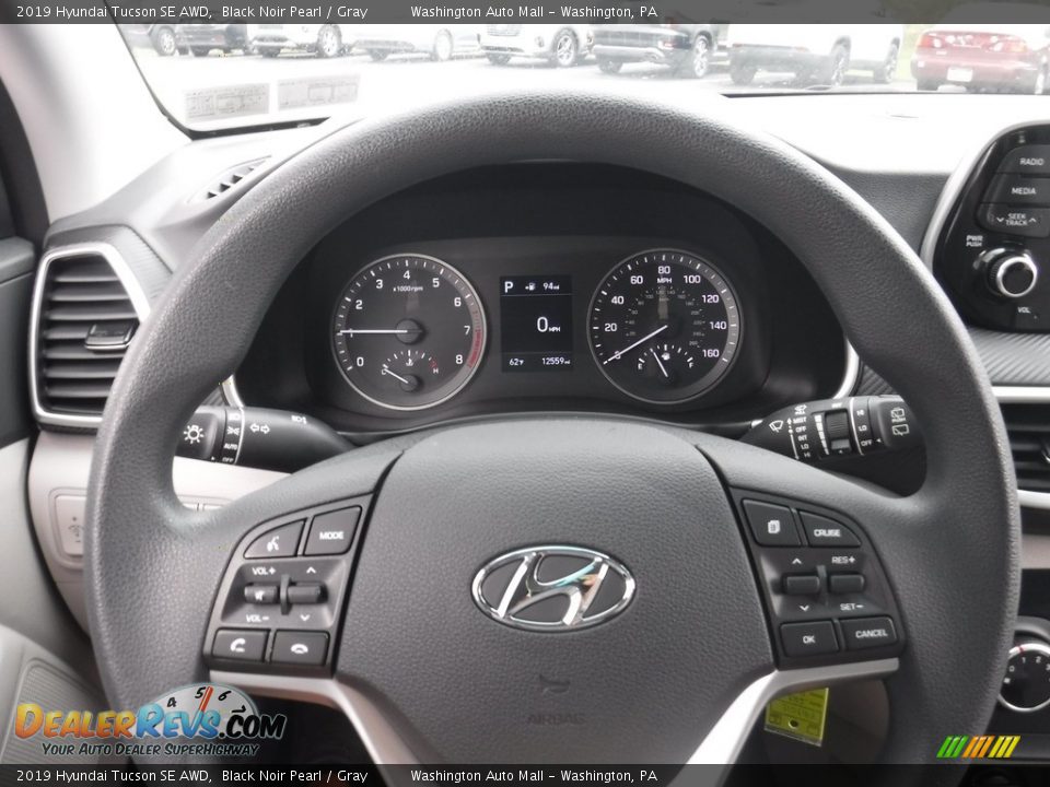 2019 Hyundai Tucson SE AWD Black Noir Pearl / Gray Photo #21