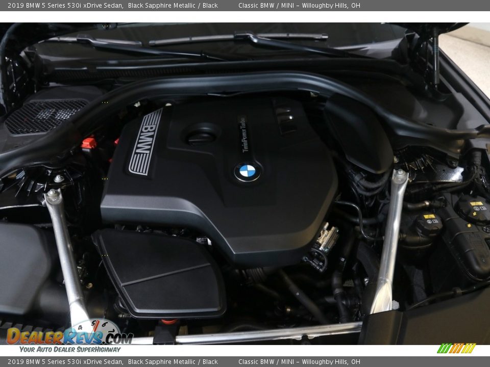 2019 BMW 5 Series 530i xDrive Sedan Black Sapphire Metallic / Black Photo #25