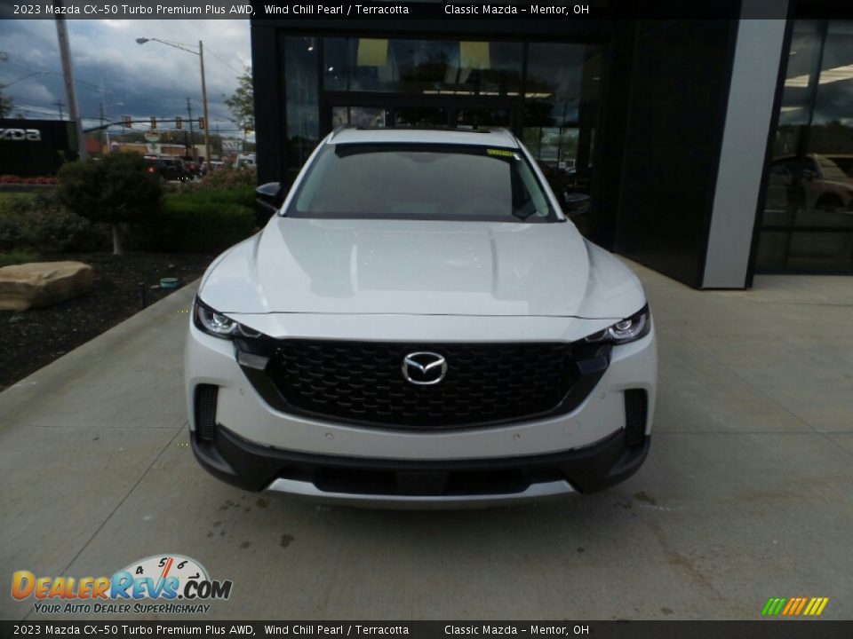 2023 Mazda CX-50 Turbo Premium Plus AWD Wind Chill Pearl / Terracotta Photo #2