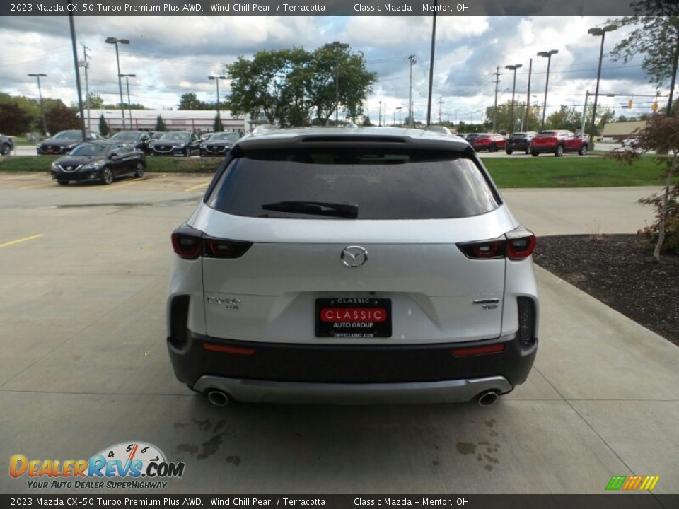 2023 Mazda CX-50 Turbo Premium Plus AWD Wind Chill Pearl / Terracotta Photo #5