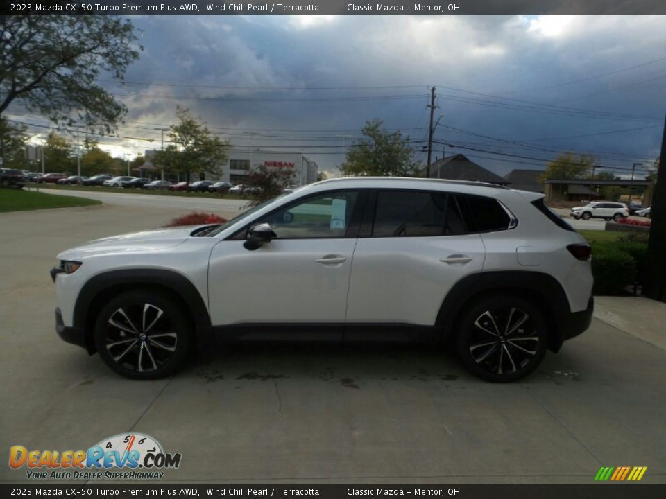 2023 Mazda CX-50 Turbo Premium Plus AWD Wind Chill Pearl / Terracotta Photo #6