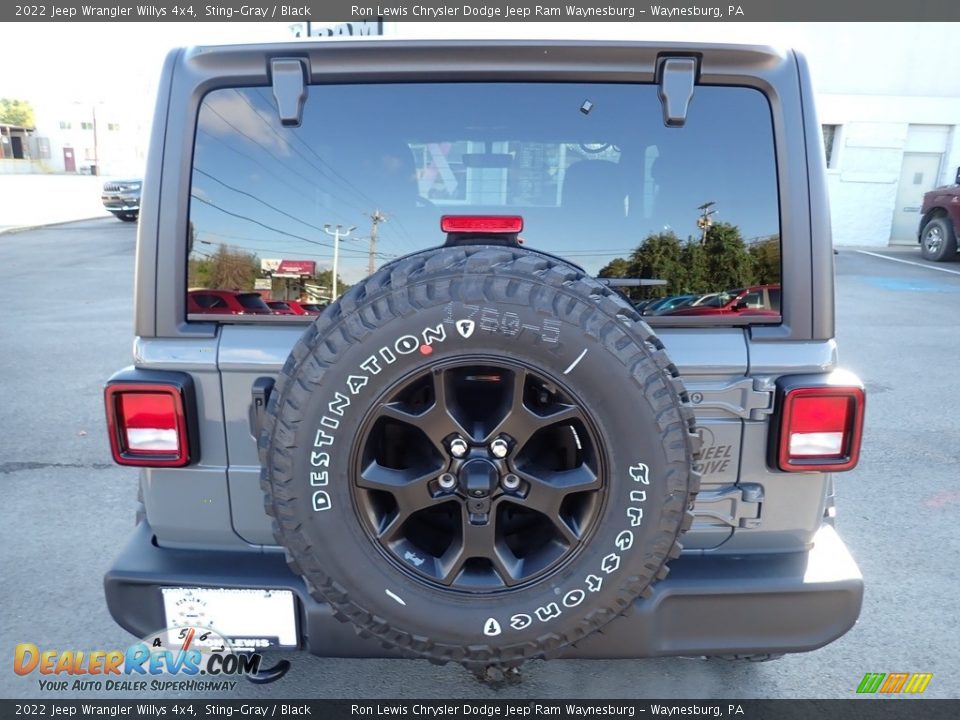 2022 Jeep Wrangler Willys 4x4 Sting-Gray / Black Photo #4