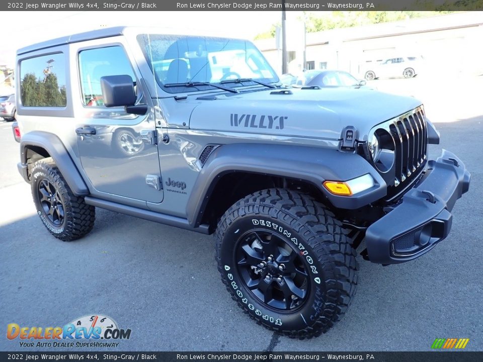 2022 Jeep Wrangler Willys 4x4 Sting-Gray / Black Photo #8