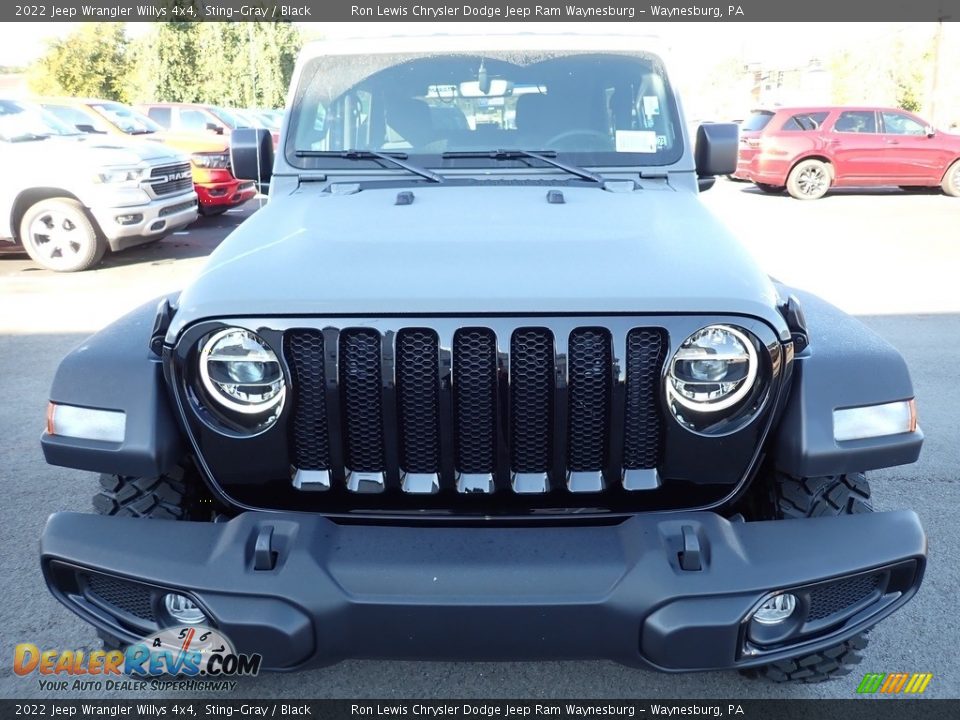 2022 Jeep Wrangler Willys 4x4 Sting-Gray / Black Photo #9