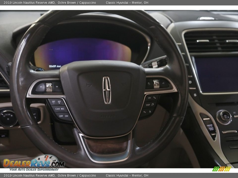 2019 Lincoln Nautilus Reserve AWD Steering Wheel Photo #7