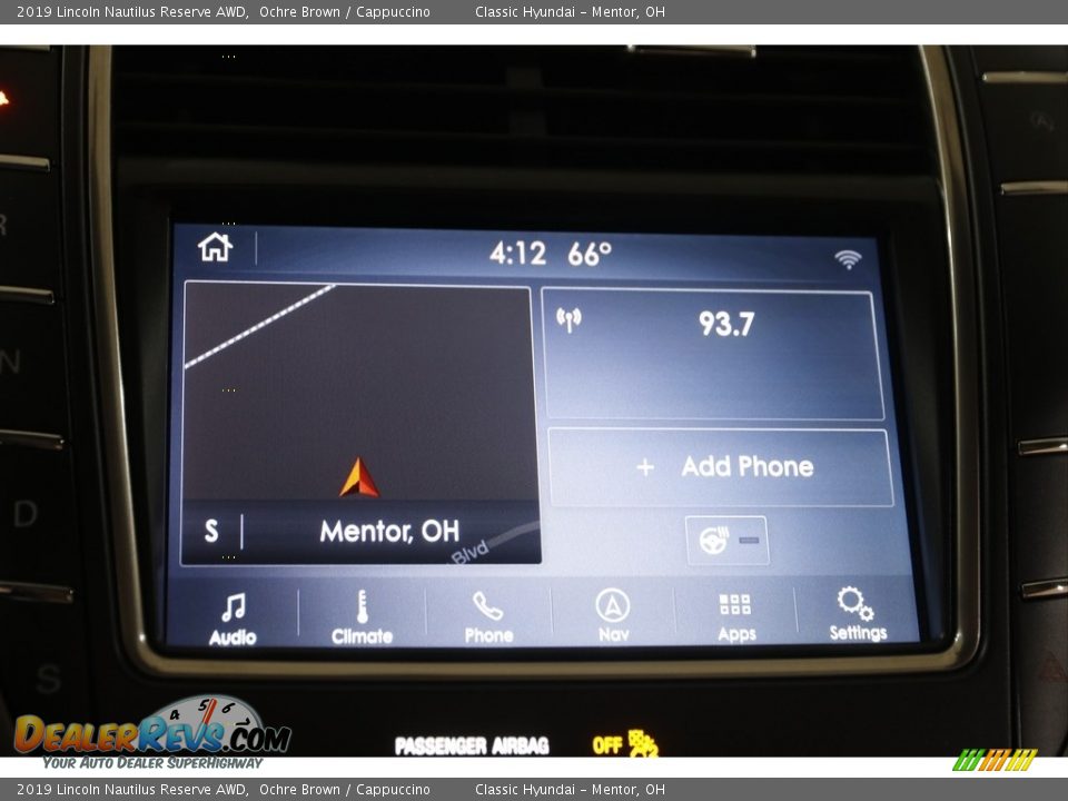 2019 Lincoln Nautilus Reserve AWD Ochre Brown / Cappuccino Photo #9