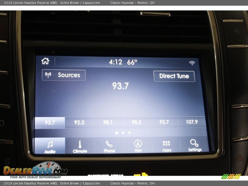 2019 Lincoln Nautilus Reserve AWD Ochre Brown / Cappuccino Photo #10