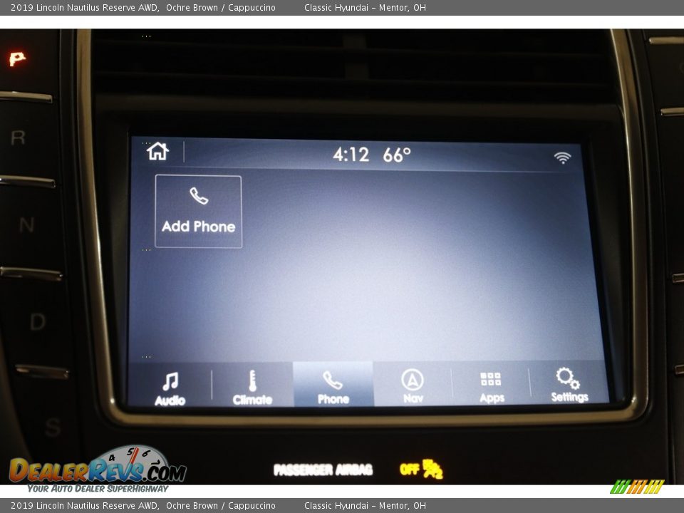 2019 Lincoln Nautilus Reserve AWD Ochre Brown / Cappuccino Photo #12