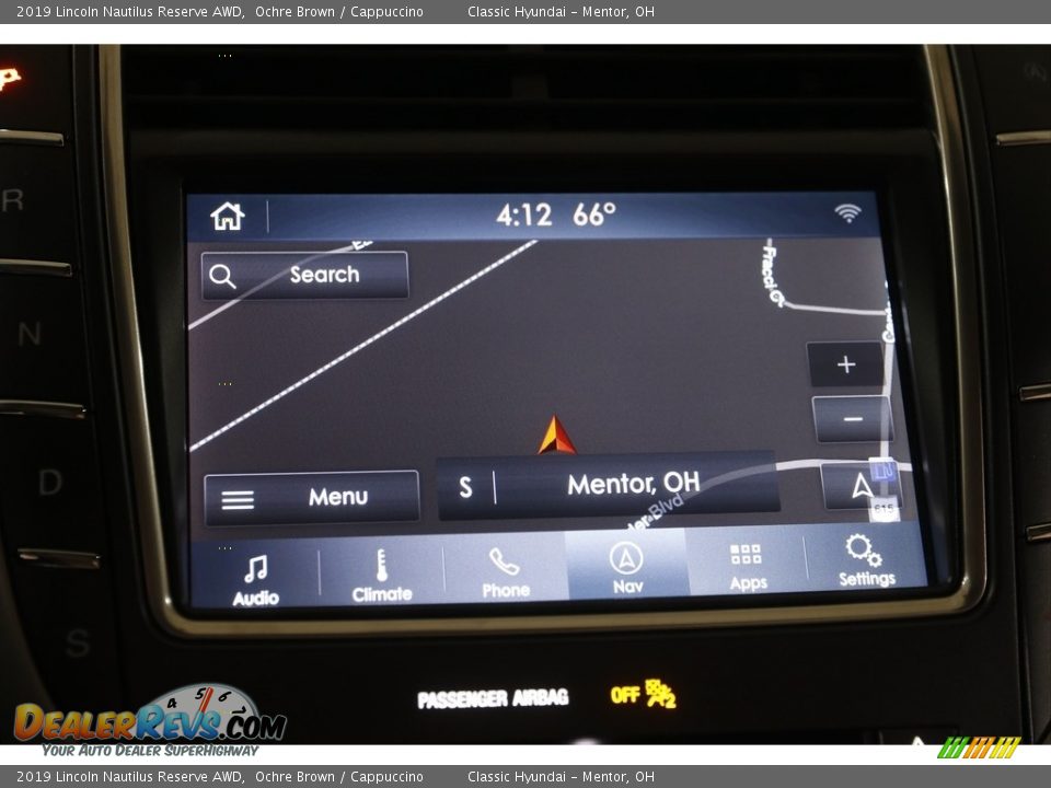 2019 Lincoln Nautilus Reserve AWD Ochre Brown / Cappuccino Photo #13