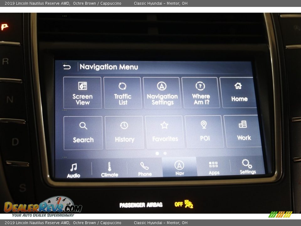 2019 Lincoln Nautilus Reserve AWD Ochre Brown / Cappuccino Photo #14