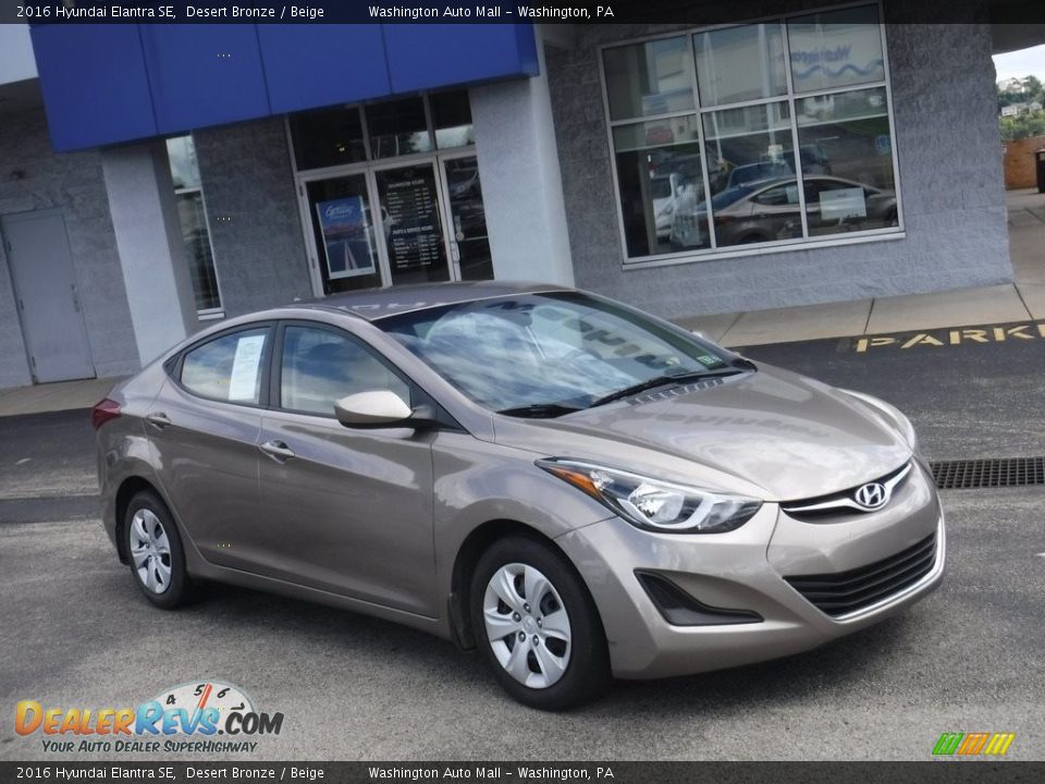 2016 Hyundai Elantra SE Desert Bronze / Beige Photo #1