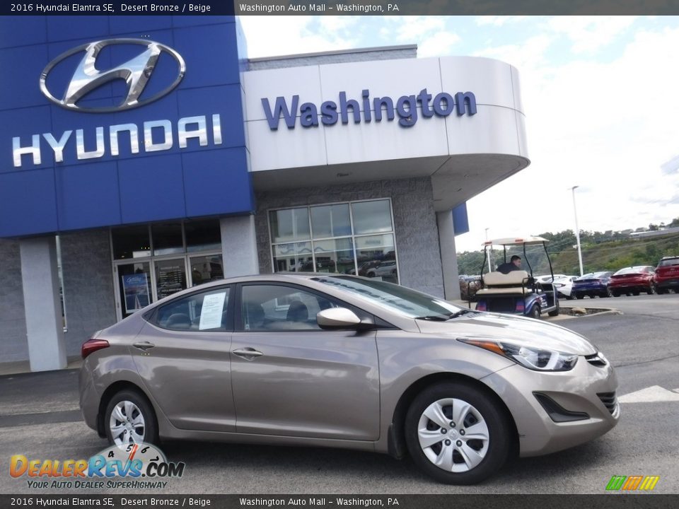 2016 Hyundai Elantra SE Desert Bronze / Beige Photo #2