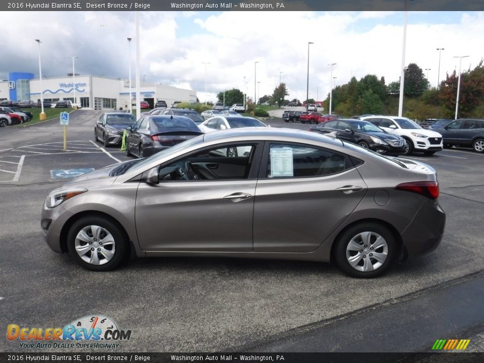 2016 Hyundai Elantra SE Desert Bronze / Beige Photo #6