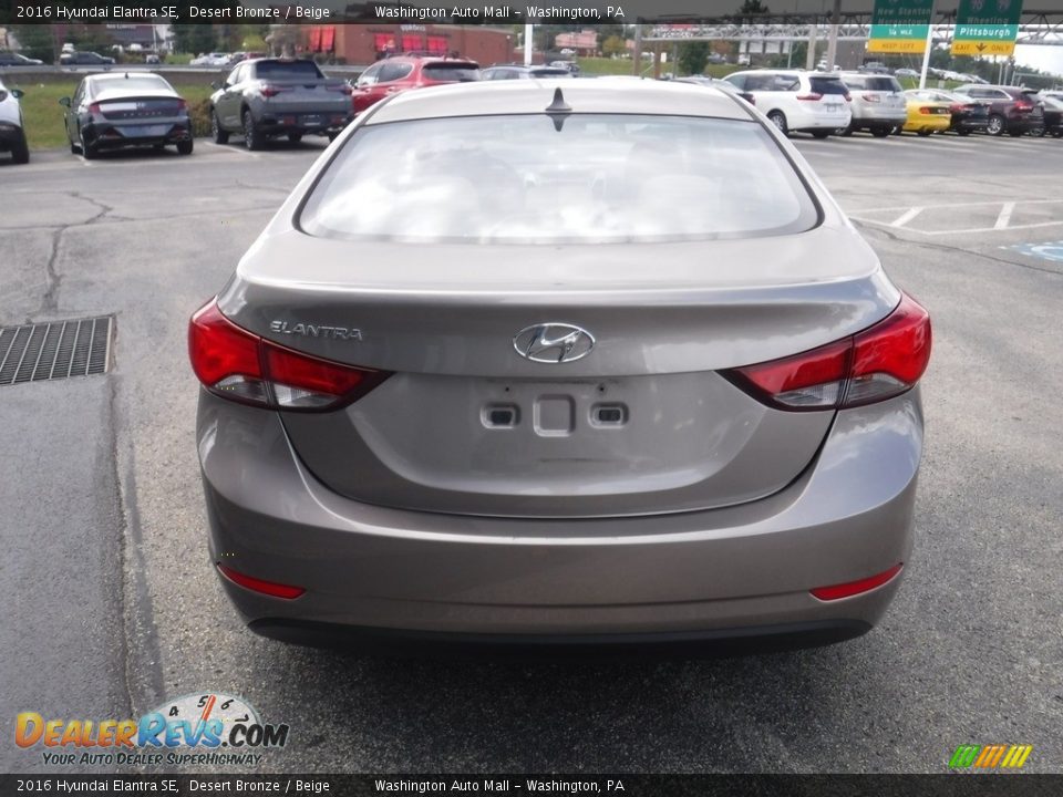 2016 Hyundai Elantra SE Desert Bronze / Beige Photo #8