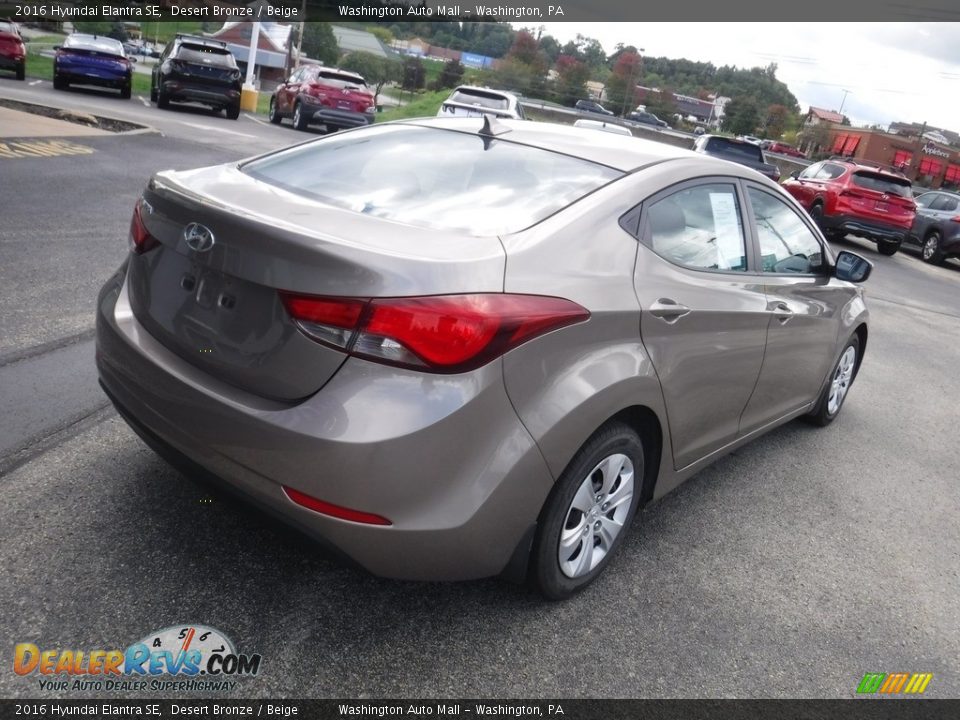 2016 Hyundai Elantra SE Desert Bronze / Beige Photo #9