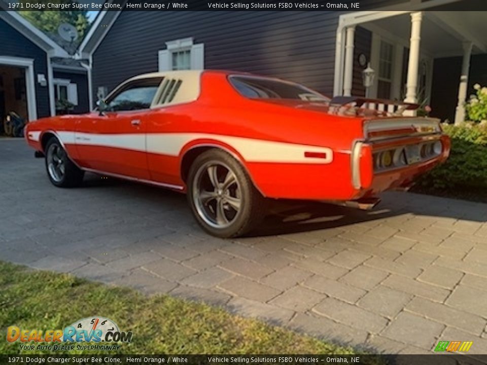 1971 Dodge Charger Super Bee Clone Hemi Orange / White Photo #17