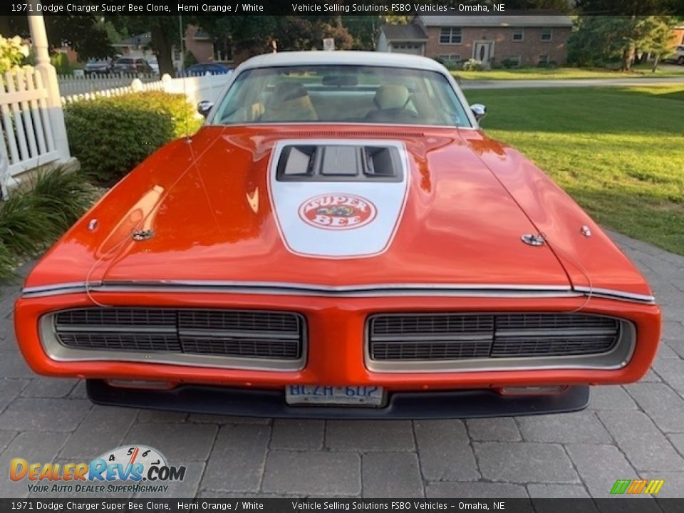 1971 Dodge Charger Super Bee Clone Hemi Orange / White Photo #18