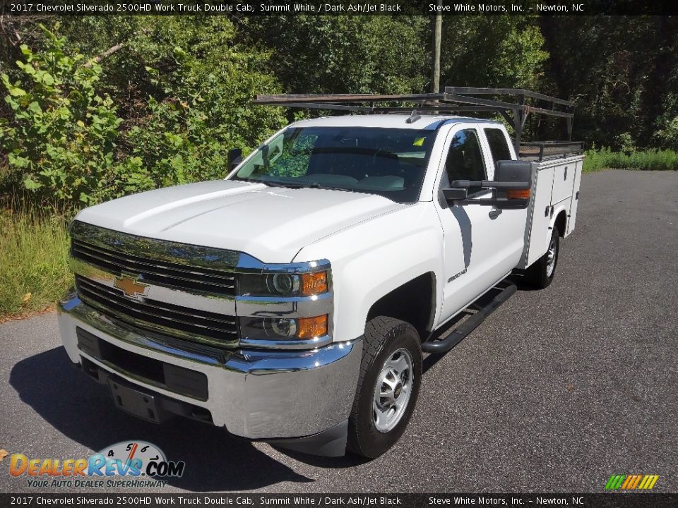 2017 Chevrolet Silverado 2500HD Work Truck Double Cab Summit White / Dark Ash/Jet Black Photo #2