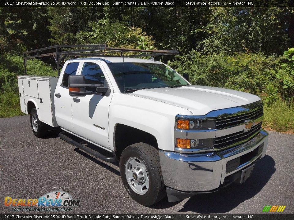 2017 Chevrolet Silverado 2500HD Work Truck Double Cab Summit White / Dark Ash/Jet Black Photo #4