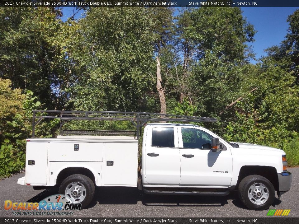 2017 Chevrolet Silverado 2500HD Work Truck Double Cab Summit White / Dark Ash/Jet Black Photo #5