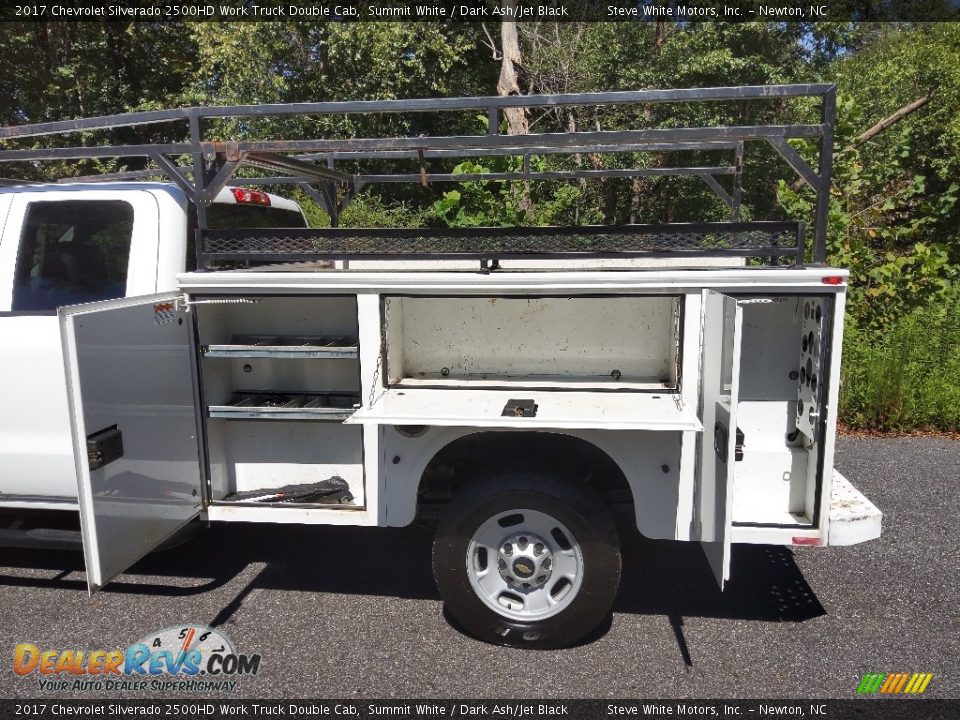 2017 Chevrolet Silverado 2500HD Work Truck Double Cab Summit White / Dark Ash/Jet Black Photo #14