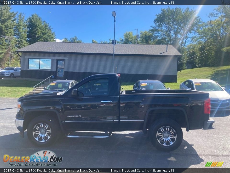 2015 GMC Sierra 1500 Regular Cab Onyx Black / Jet Black/Dark Ash Photo #1