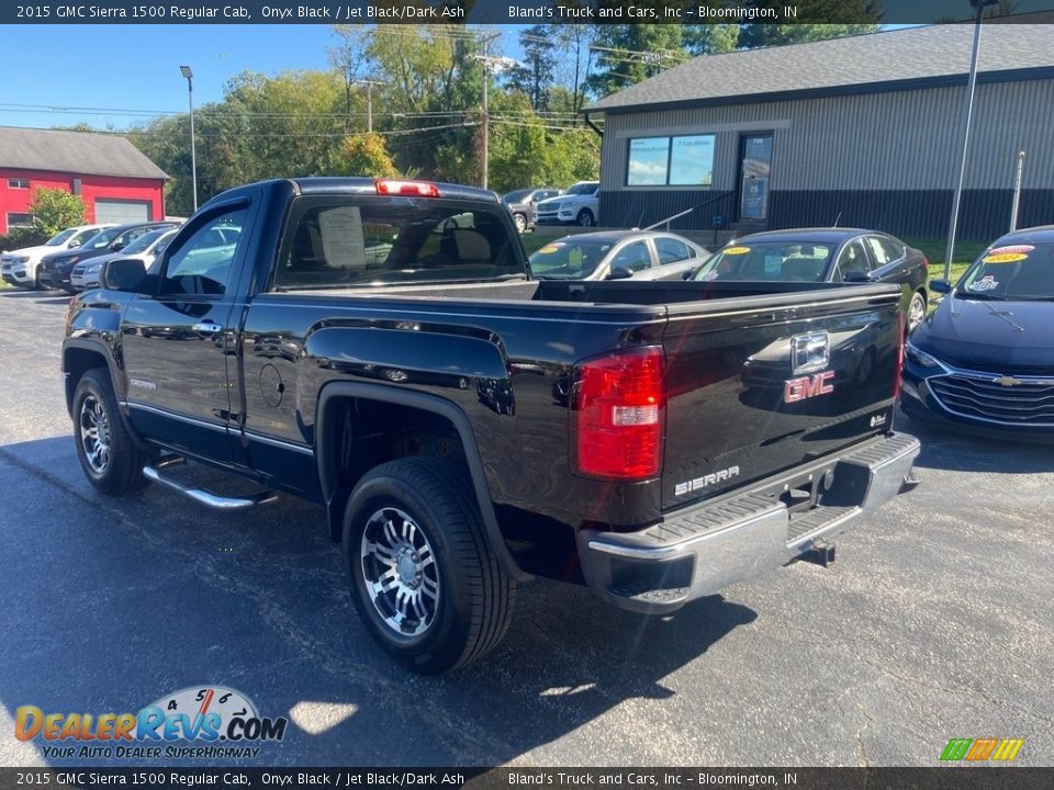 2015 GMC Sierra 1500 Regular Cab Onyx Black / Jet Black/Dark Ash Photo #3