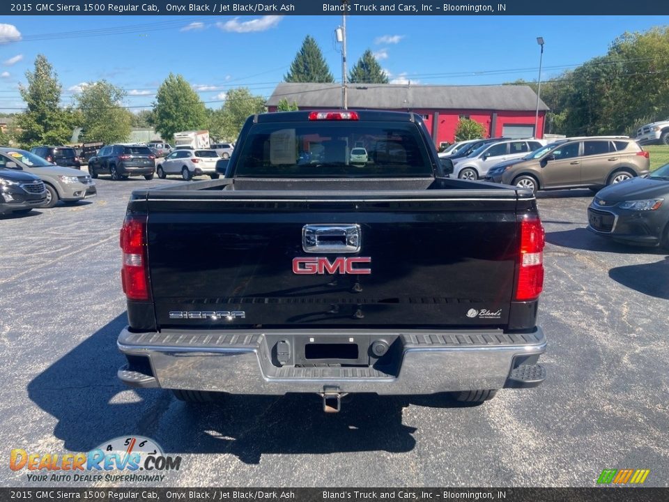 2015 GMC Sierra 1500 Regular Cab Onyx Black / Jet Black/Dark Ash Photo #4