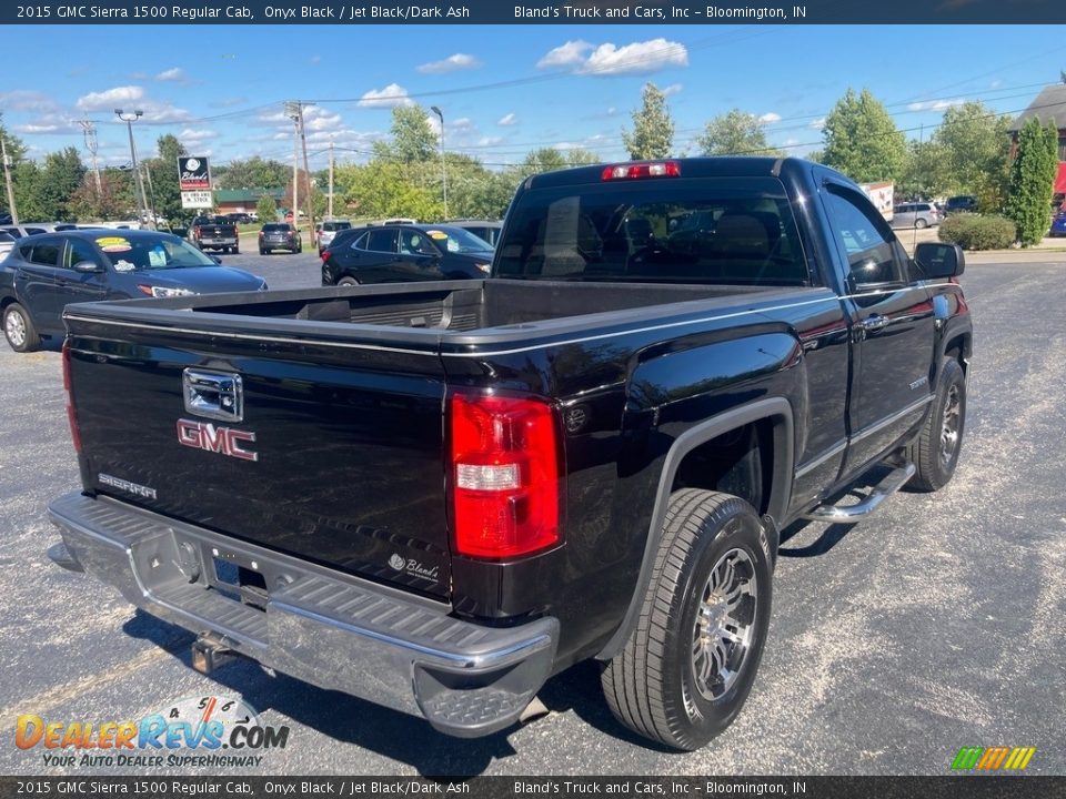 2015 GMC Sierra 1500 Regular Cab Onyx Black / Jet Black/Dark Ash Photo #6