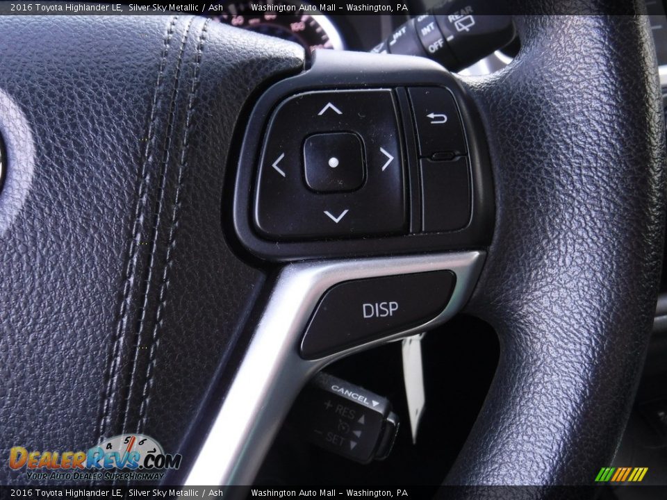 2016 Toyota Highlander LE Steering Wheel Photo #7
