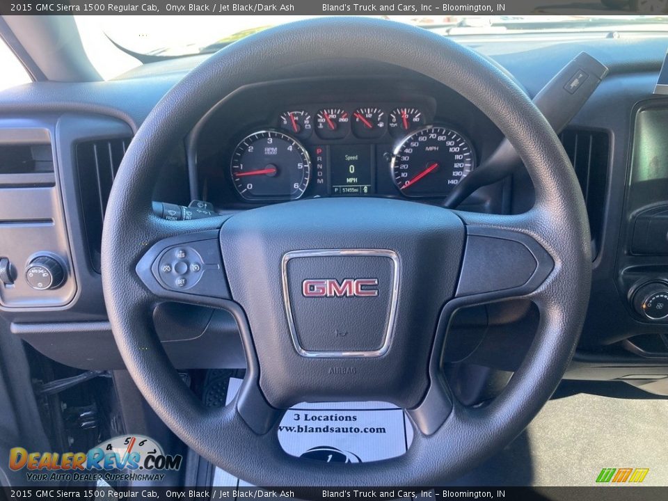 2015 GMC Sierra 1500 Regular Cab Steering Wheel Photo #15