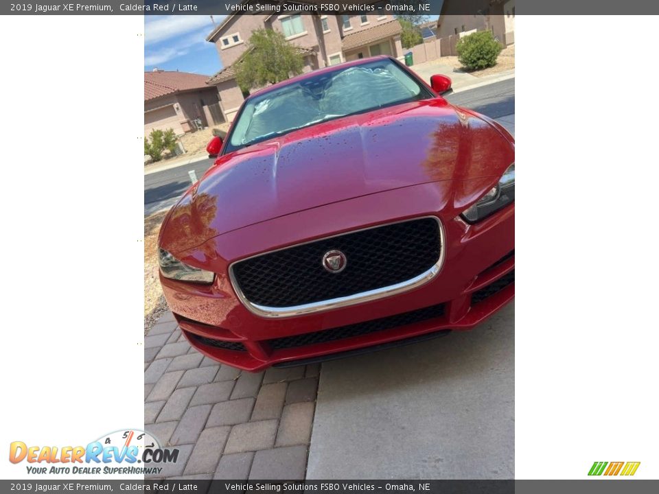 2019 Jaguar XE Premium Caldera Red / Latte Photo #2