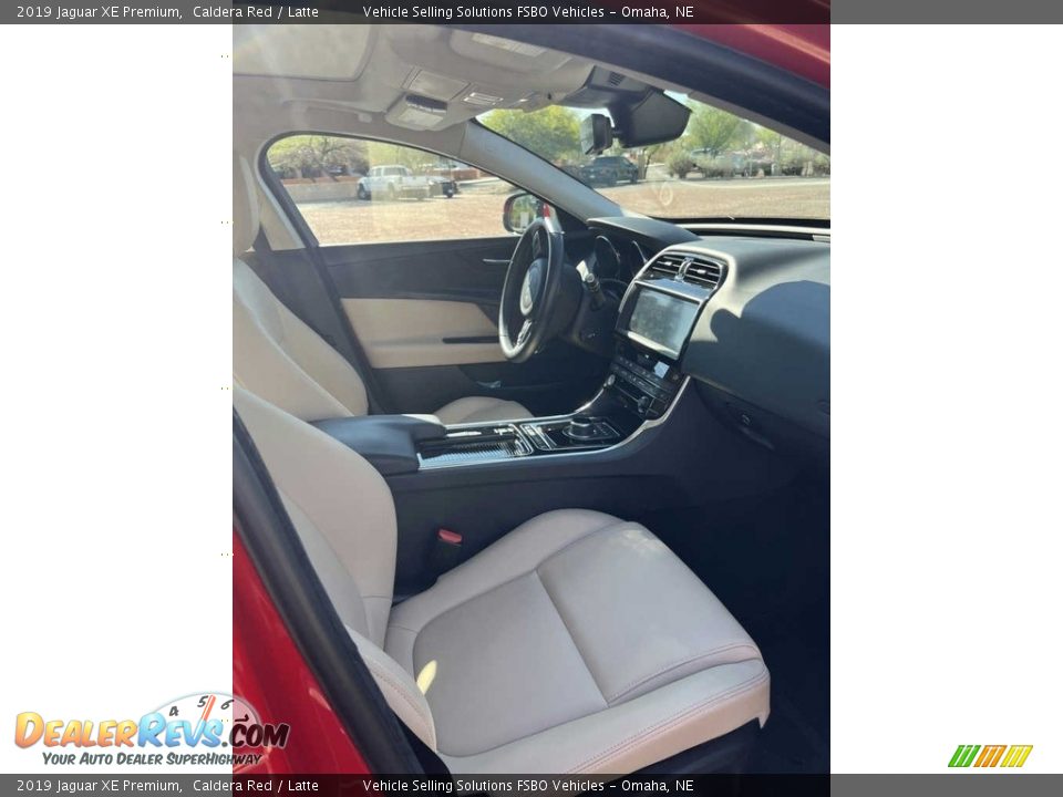 Front Seat of 2019 Jaguar XE Premium Photo #3