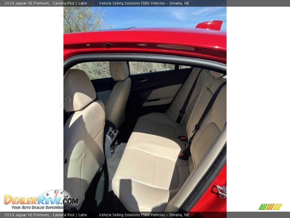 Rear Seat of 2019 Jaguar XE Premium Photo #4