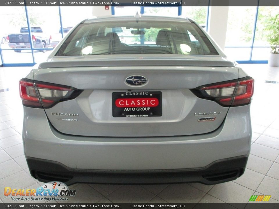 2020 Subaru Legacy 2.5i Sport Ice Silver Metallic / Two-Tone Gray Photo #8