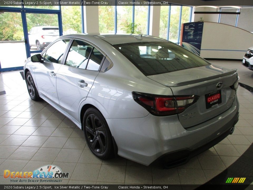 2020 Subaru Legacy 2.5i Sport Ice Silver Metallic / Two-Tone Gray Photo #9